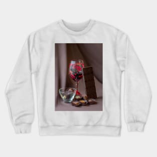 Wine and chocolate for you Crewneck Sweatshirt